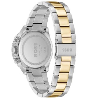 HUGO BOSS Runner Multifunction Yellow Gold-Silver Stainless Steel Bracelet 1502756