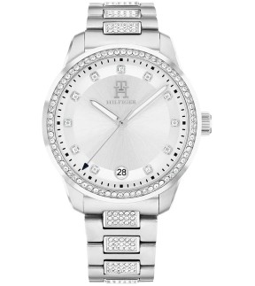 Ρολόι TOMMY HILFIGER Με Ασημί Ατσάλινο Μπρασελέ 1782757