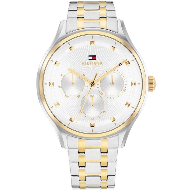 TOMMY HILFIGER Multifunction Yellow Gold Silver Stainless Steel Bracelet 1782750