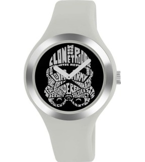 AM:PM White Rubber Strap SP161-U456
