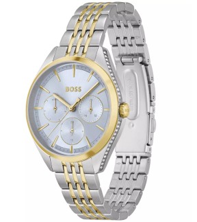 HUGO BOSS Saya Multifunction Yellow Gold-Silver Stainless Steel Bracelet 1502702