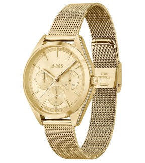 HUGO BOSS Saya Multifunction Yellow Gold Stainless Steel Bracelet 1502703