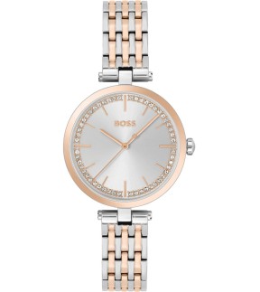 HUGO BOSS Essena Multifunction Rose Gold-Silver Stainless Steel Bracelet 1502706