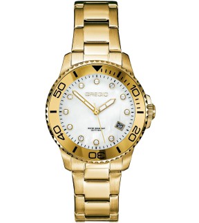 GREGIO Divers Yellow Gold Stainless Steel Bracelet GR530020