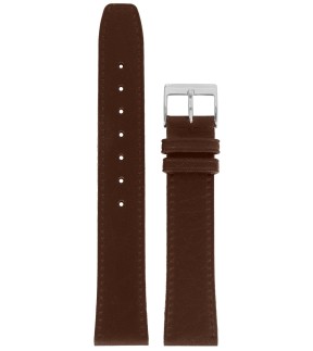 TZEVELION Brown Leather Strap 16mm