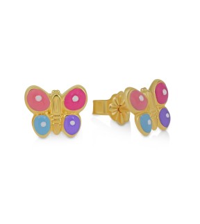 VITOPOULOS Kid Earrings Gold 14CT