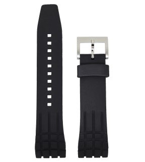 SEIKO Black Rubber Strap 24mm 4A3K1JR