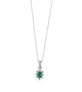 VITOPOULOS Woman Necklace White Gold 18CT With Stones