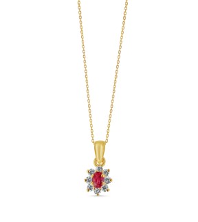 VITOPOULOS Woman Necklace Gold 18CT With Stones