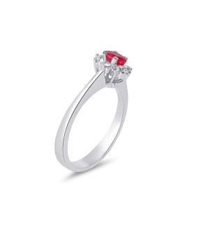VITOPOULOS Ring White Gold 18Ct With Stones