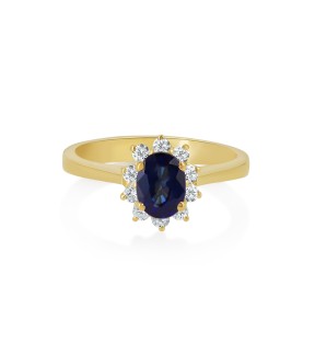 VITOPOULOS Ring Yellow Gold 18Ct With Stones