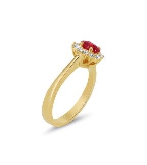 VITOPOULOS Ring Yellow Gold 18Ct With Stones