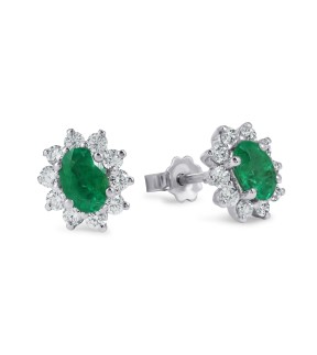 VITOPOULOS Woman Earrings White Gold 18CT With Stones