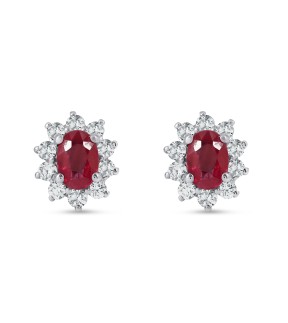 VITOPOULOS Woman Earrings White Gold 18CT With Stones