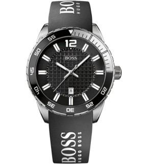 HUGO BOSS Black Rubber Strap 1512888