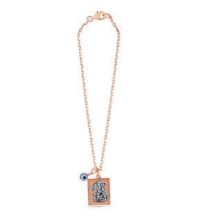 Car Lucky Charm VITOPOULOS Rose Gold Plated Silver 925