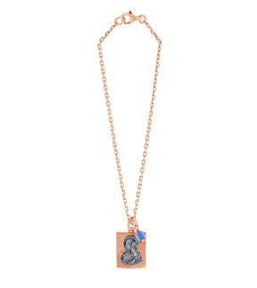 Car Lucky Charm VITOPOULOS Rose Gold Plated Silver 925