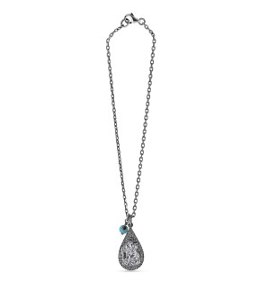 Car Lucky Charm VITOPOULOS Black Silver 925
