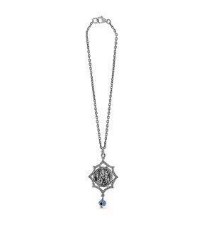 Car Lucky Charm VITOPOULOS Black Silver 925