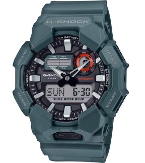 Ρολόι CASIO G-Shock Με Πράσινο Καουτσούκ Λουράκι GA-010-2AER