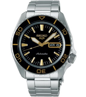 SEIKO 5 Sports SKX Automatic Silver Stainless Steel Bracelet SRPK99K1J