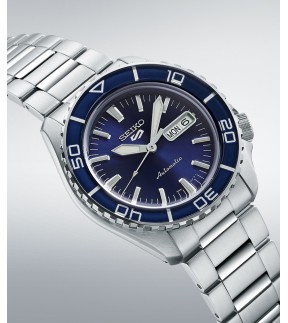 SEIKO 5 Sports SKX Automatic Silver Stainless Steel Bracelet SRPK97K1J