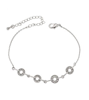 SENZA Silver Stainless Steel Bracelet SSD5431SR