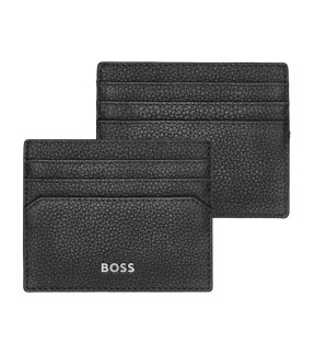BOSS Black Leather Card Holder HLC416A