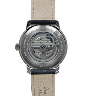 ZEPPELIN Atlantic Automatic Blue Leather Strap 8460-3