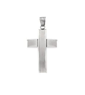 Ανδρικό Μενταγιόν SENZA Ασημί Ατσάλινο SSD5628SR