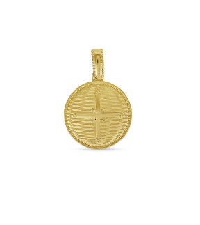 Constantine VITOPOULOS Double Sided Gold 14CT ESK0898