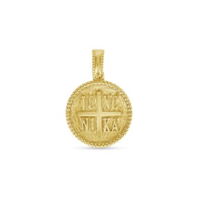 Constantine VITOPOULOS Double Sided Gold 14CT ESK0898