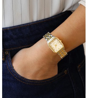 GREGIO Silvie Yellow Gold-Silver Stainless Steel Bracelet GR560040