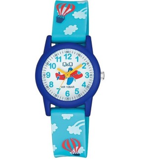Q&Q Kids Blue Silicone Strap VR99J018Y