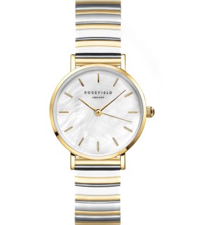 ROSEFIELD The Small Edit Yellow Gold-Silver Stainless Steel Bracelet SEWDSG-SE03