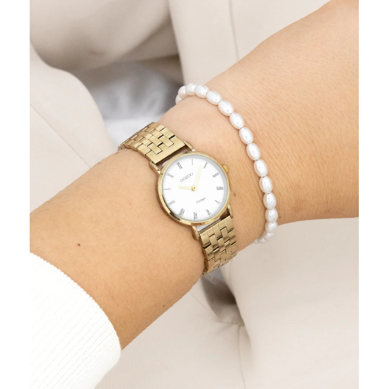 OOZOO Vintage Yellow Gold Metallic Bracelet C20376 display picture 1