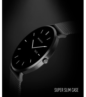 REFLEX Smartwatch Black Metal Mesh Strap RA42-2208