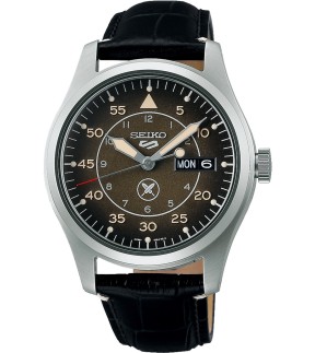 SEIKO 5 Sports x Yuto Horigome L.E. IV Automatic Black Leather Strap SRPL31K1J
