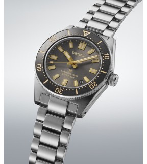 SEIKO Prospex 1965 Revival Diver’s in in Tide Grey Automatic Silver Stainless Steel Bracelet SPB455J1