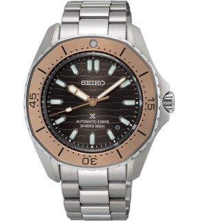SEIKO Prospex Diver's – Polygonal in Ocean Automatic Silver Stainless Steel Bracelet SPB485J1