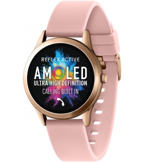 REFLEX Smartwatch Pink Silicone Strap RA31-2196