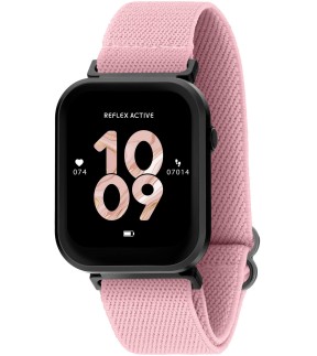 REFLEX Smartwatch Pink Fabric Strap RA37-2200