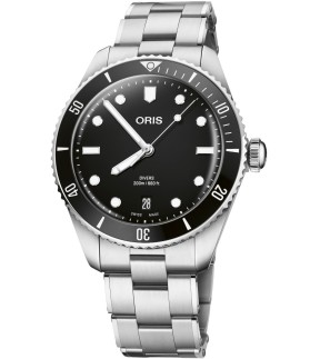 ORIS Divers Date Silver Stainless Steel Bracelet 01 733 7795 4054-Set