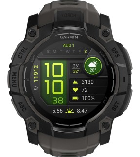 GARMIN Instinct® 3 50mm AMOLED Charcoal Silicone Band GA-010-03020-00