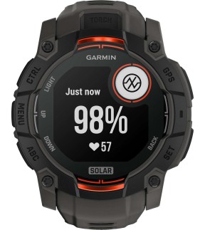GARMIN Instinct® 3 50mm SOLAR Charcoal Silicone Band GA-010-02935-00