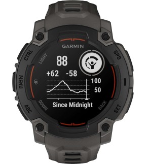 GARMIN Instinct® E 45mm Charcoal Silicone Band GA-010-02933-00