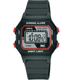 LORUS kids Black Silicone Strap R2317QX9