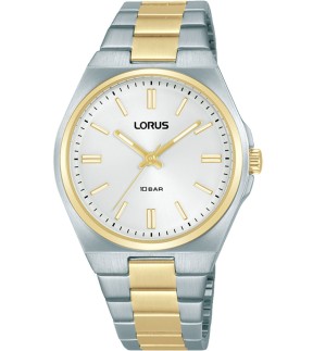 Ρολόι LORUS Sports Με Κίτρινο Χρυσό-Ασημί Ατσάλινο Μπρασελέ RG310XX9
