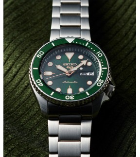 SEIKO 5 Sports Automatic Silver Stainless Steel Bracelet SRPD63K1J