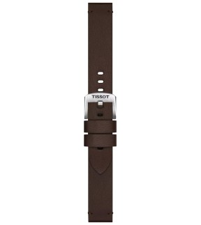 TISSOT Brown Leather Strap 18mm T852048211